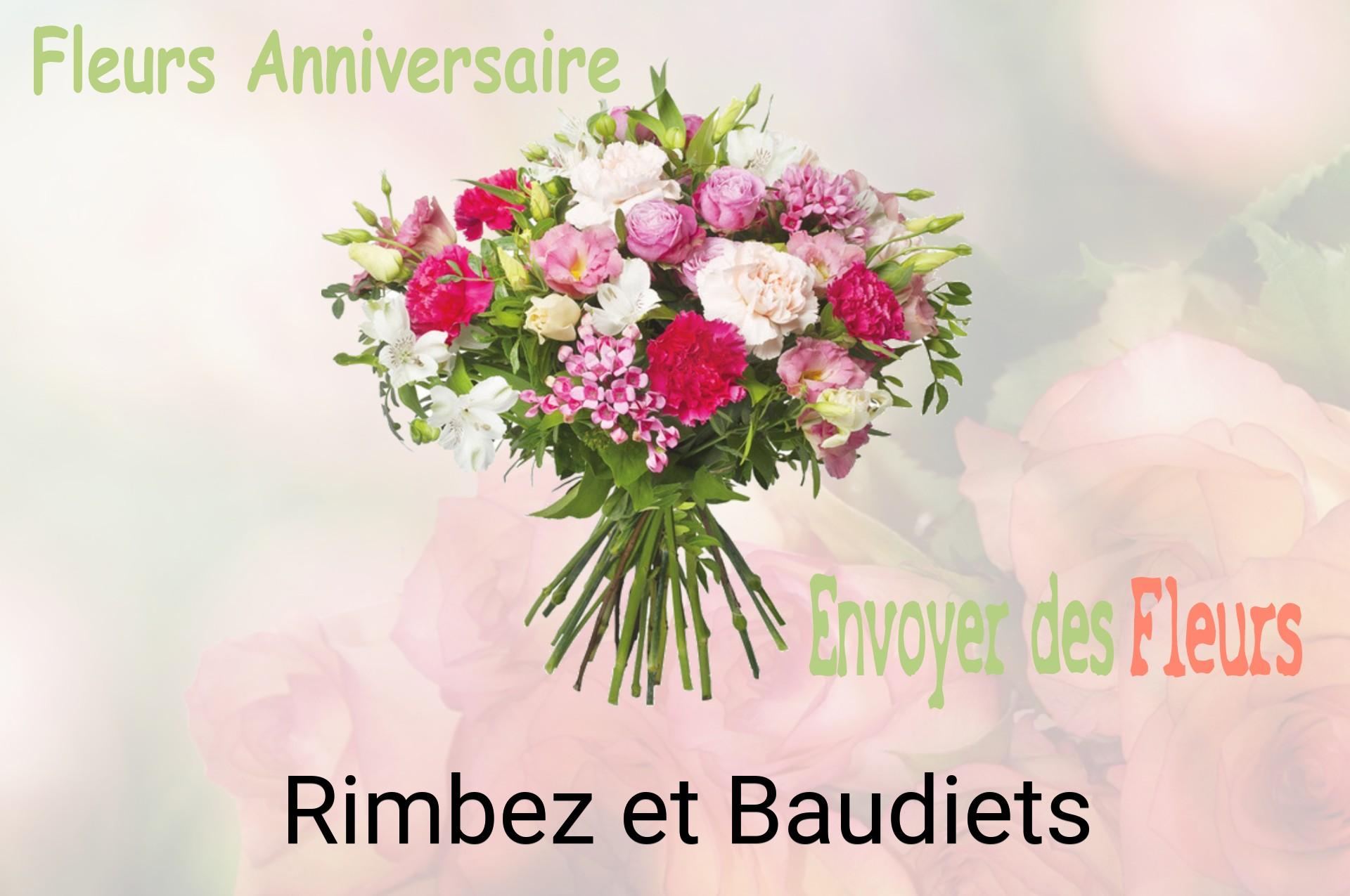 Bouquet de fleurs d’anniversaire livré à Rimbez-et-Baudiets