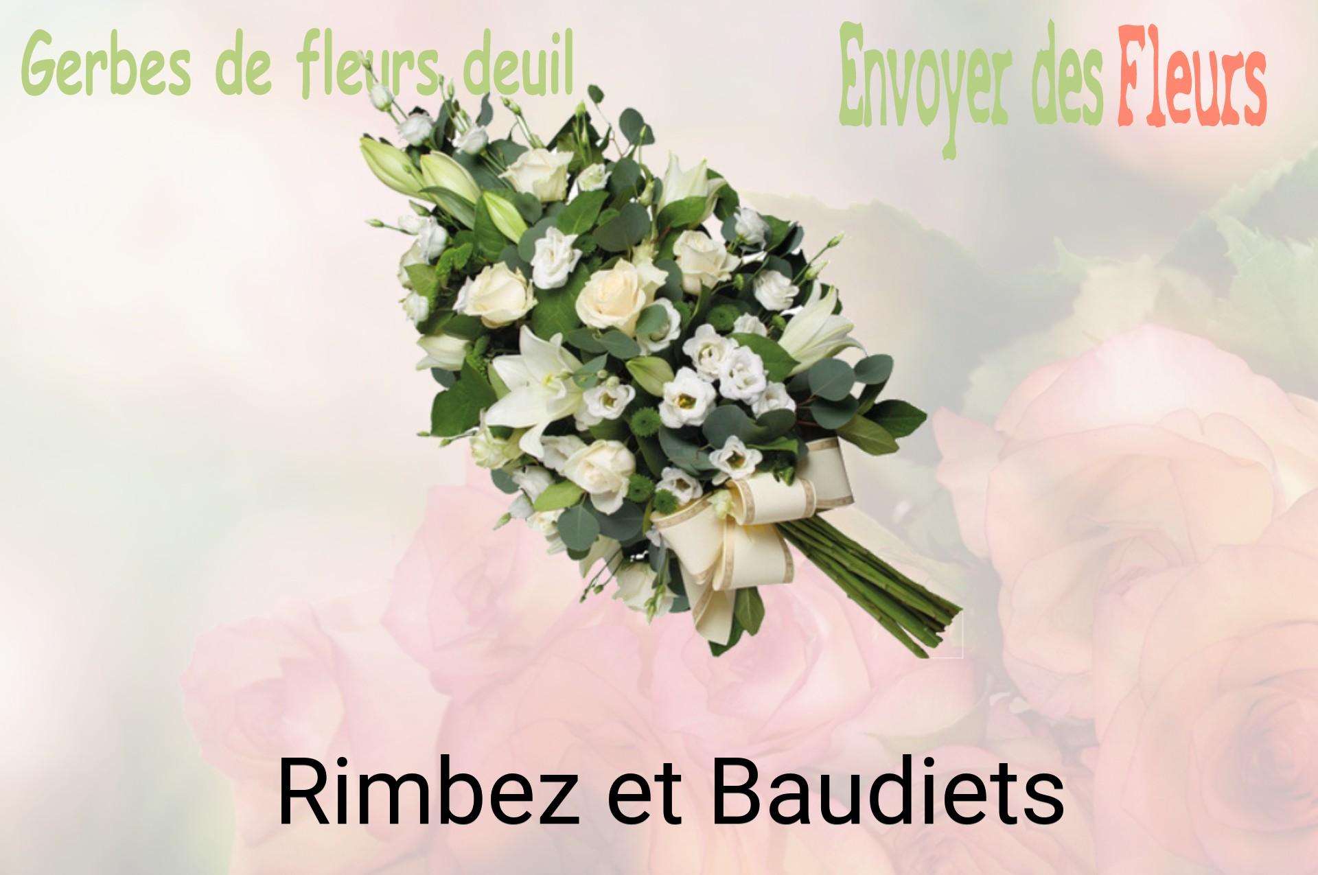 Gerbe de fleurs de deuil livrée à Rimbez-et-Baudiets